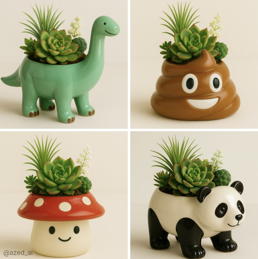 Awesome GPT4o/GPT-4o Image Prompts-emoji变成一个花盆