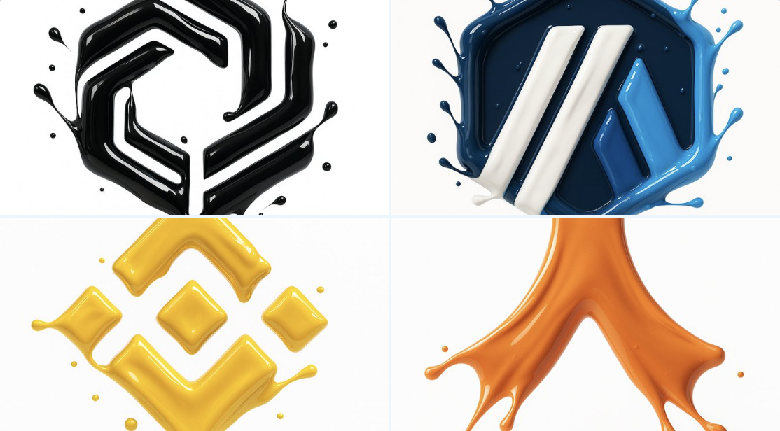 Awesome GPT4o/GPT-4o Image Prompts-塗料飛濺Logo