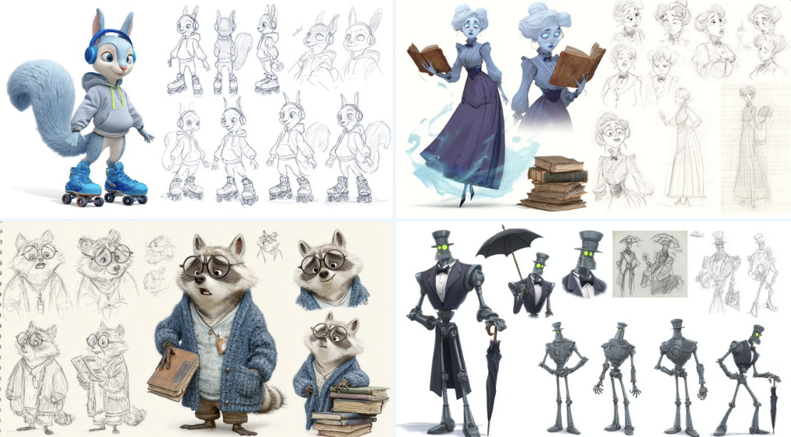Awesome GPT4o/GPT-4o Image Prompts-皮克斯風格角色表