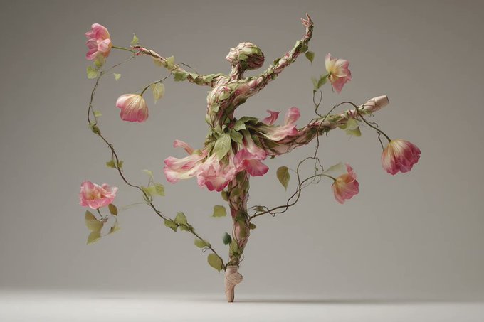 Awesome GPT4o/GPT-4o Image Prompts-植物雕塑