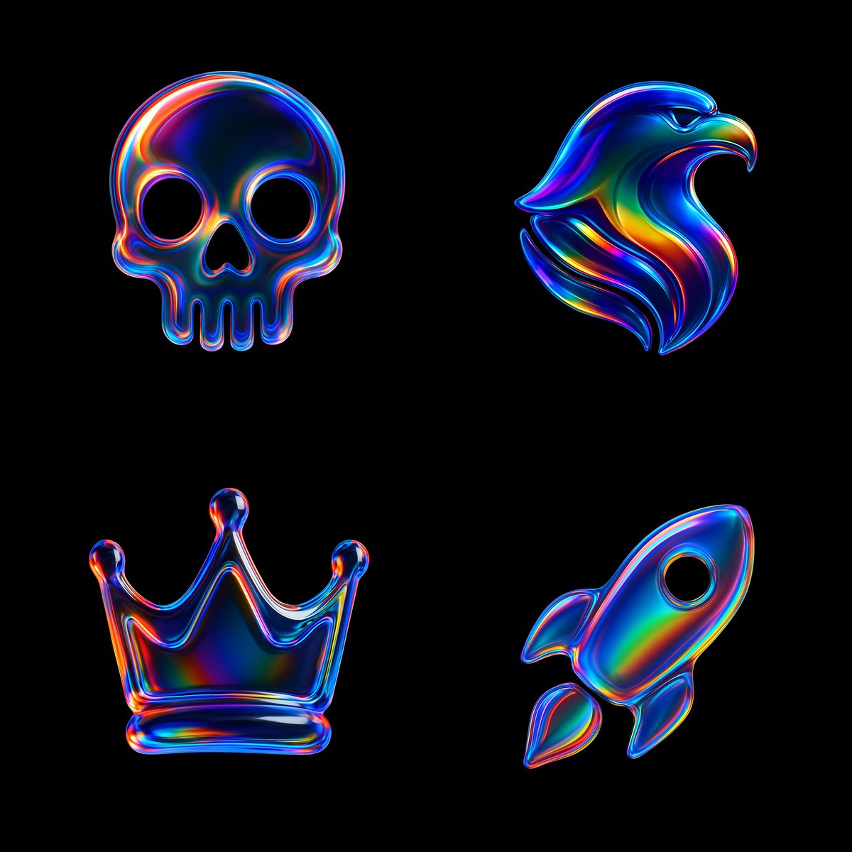 Awesome GPT4o/GPT-4o Image Prompts-棱柱形玻璃圖示